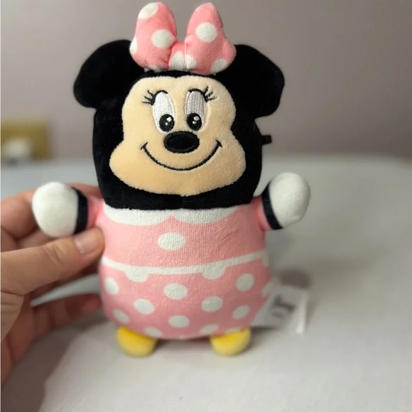 Squishmallows Minnie Mouse Pink and Black Polka Dot Plush - Picture 1 of 4